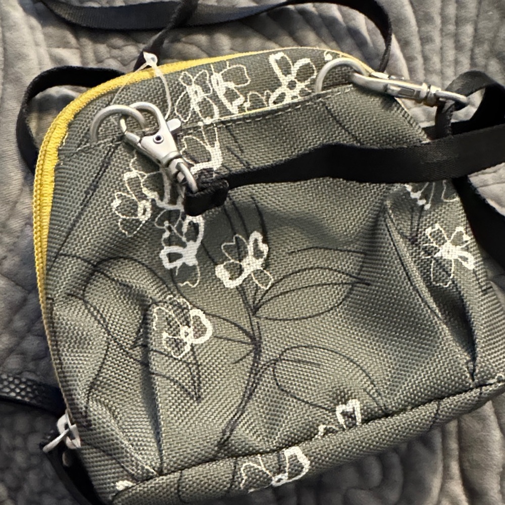 Haiku Mini Bag - Green with Yellow Trim Crossbody - Picture 8 of 8